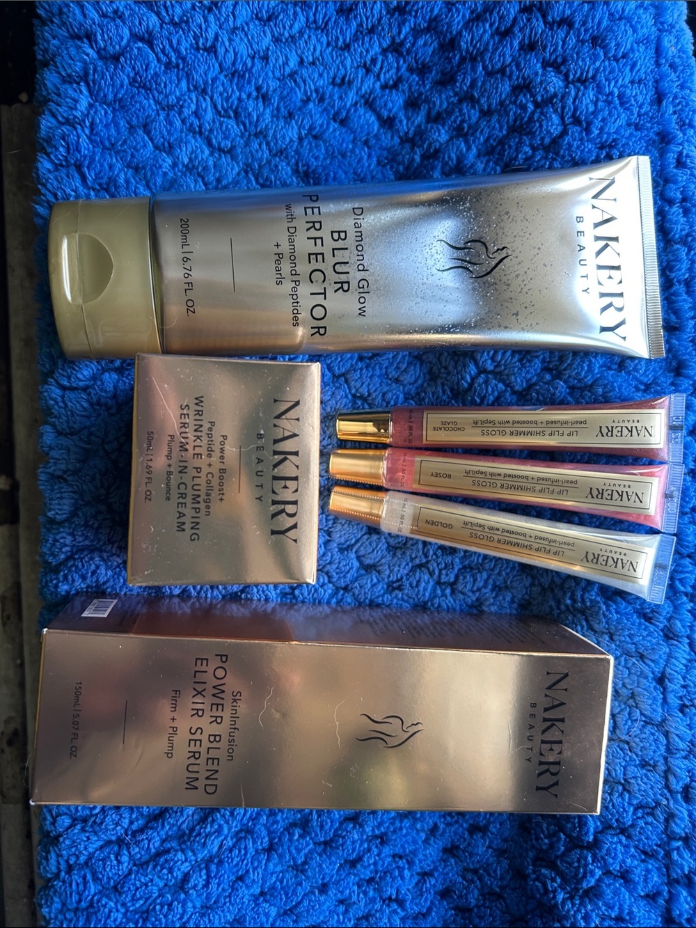 Nakery Beauty Diamond Glow Perfecto Moisturizer 6 Piece Kit FACTORY SEALED - Picture 15 of 15